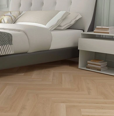Herringbone parquet as click flooring Herringbone parquet as click flooring